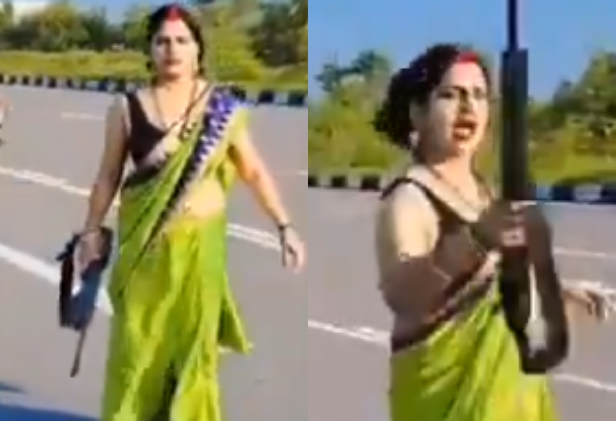Women Reel Video With Rifle