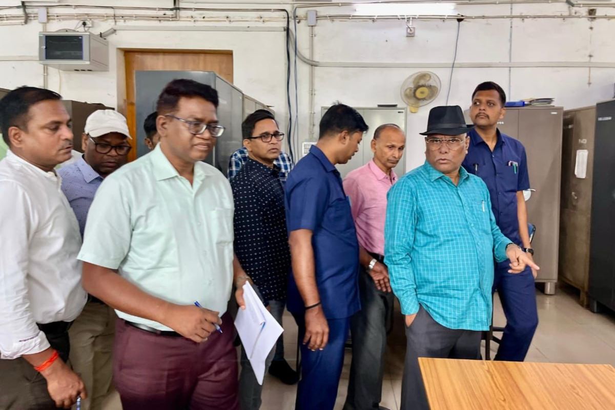 Yogendra Prasad Surprise Inspection