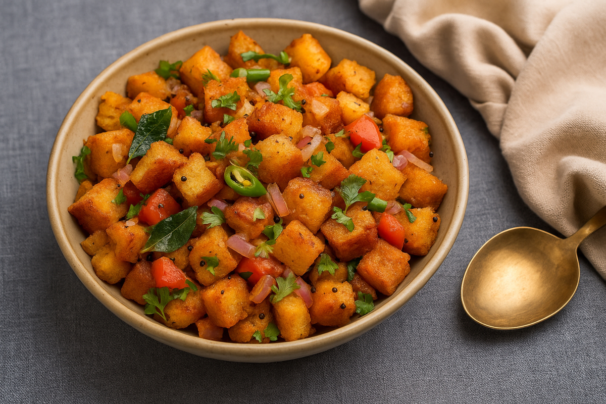 bread upma recipe