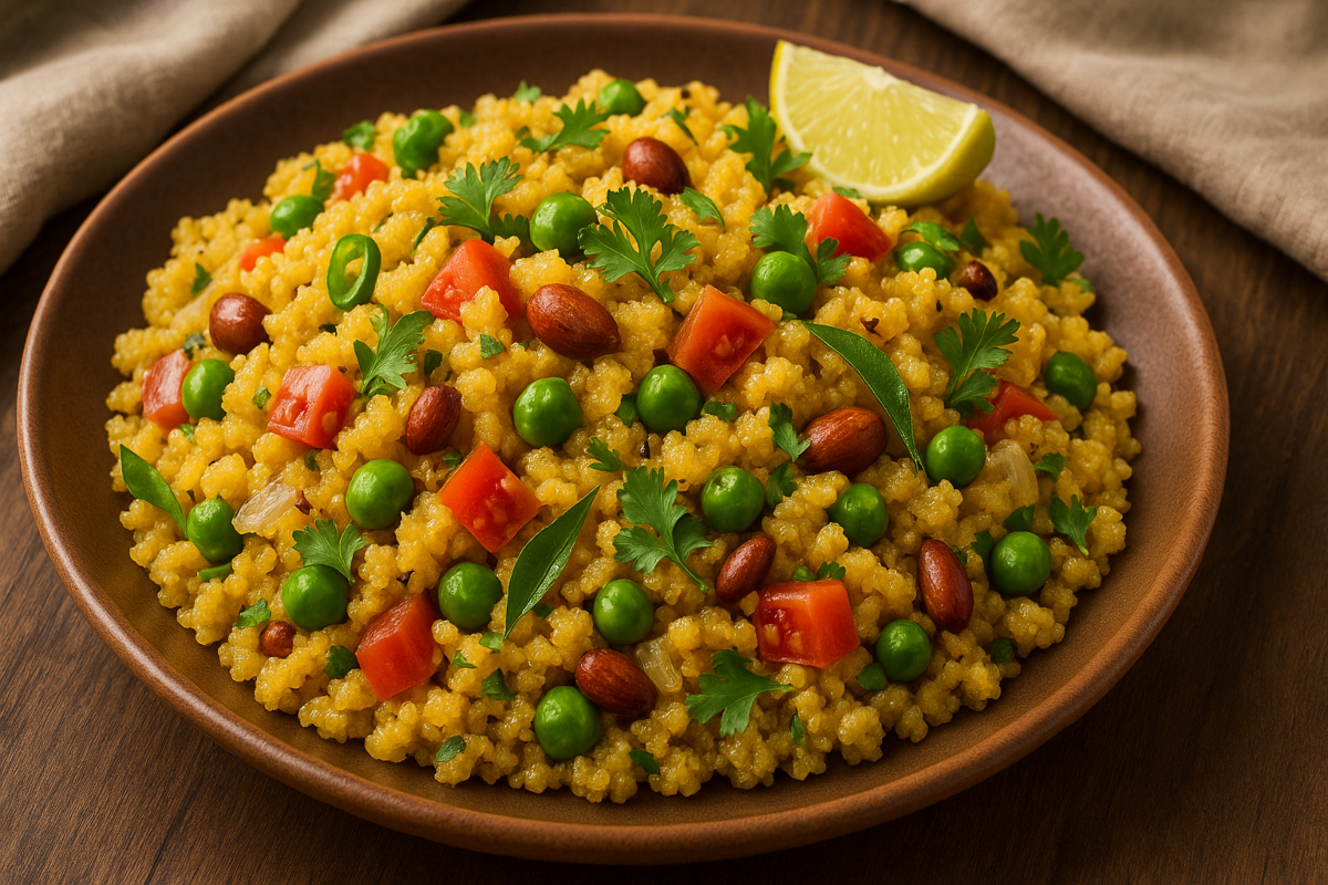 dalia poha recipe