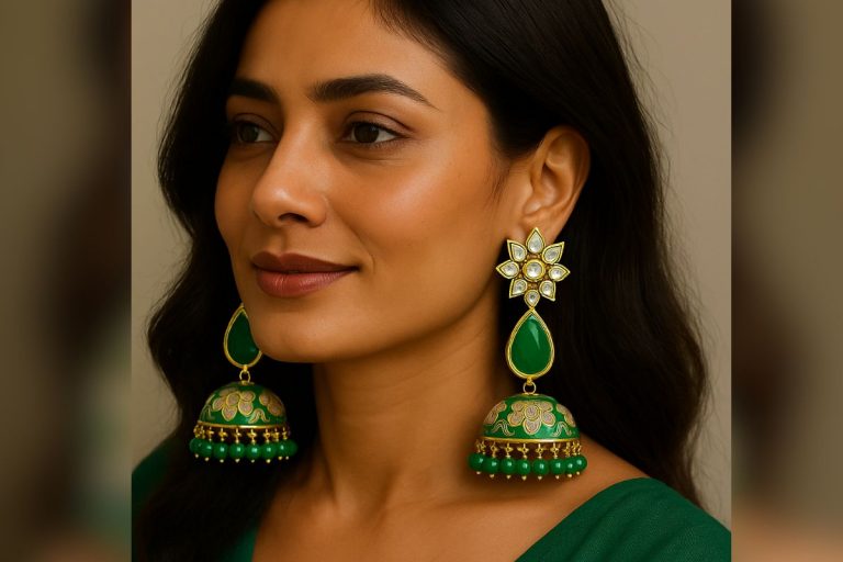 Earrings For Sawan: सावन लुक को बनाएं खास, इन ग्रीन कलर इयररिंग्स से दिखें स्टाइलिश