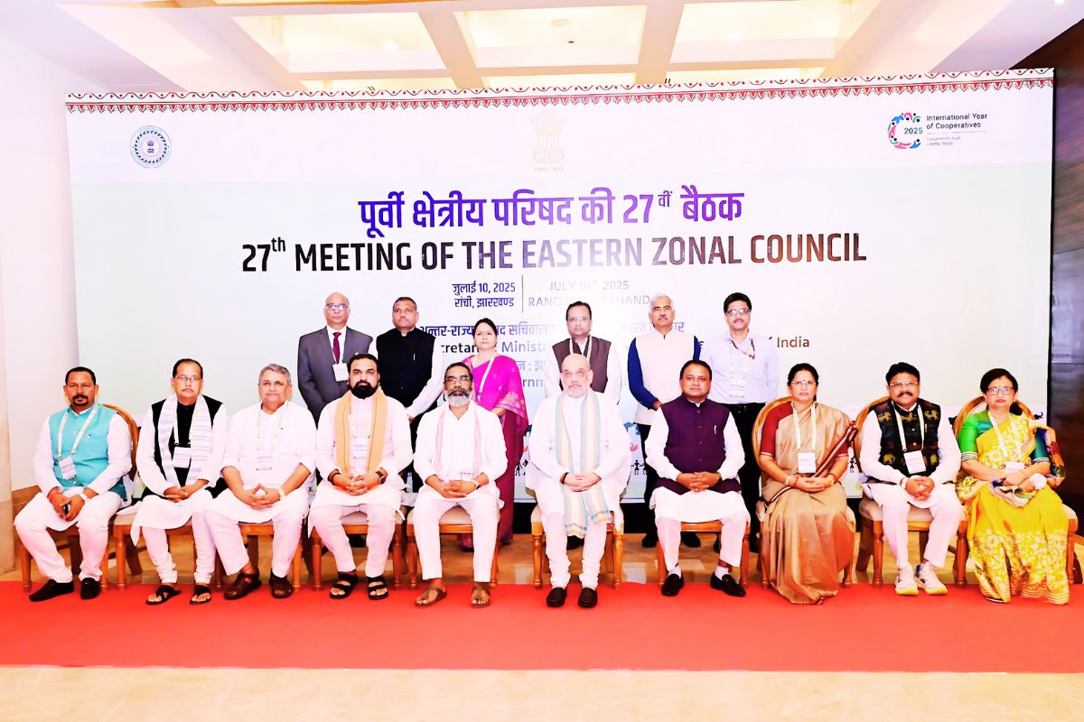 eastern zonal council meeting ranchi jharkhand