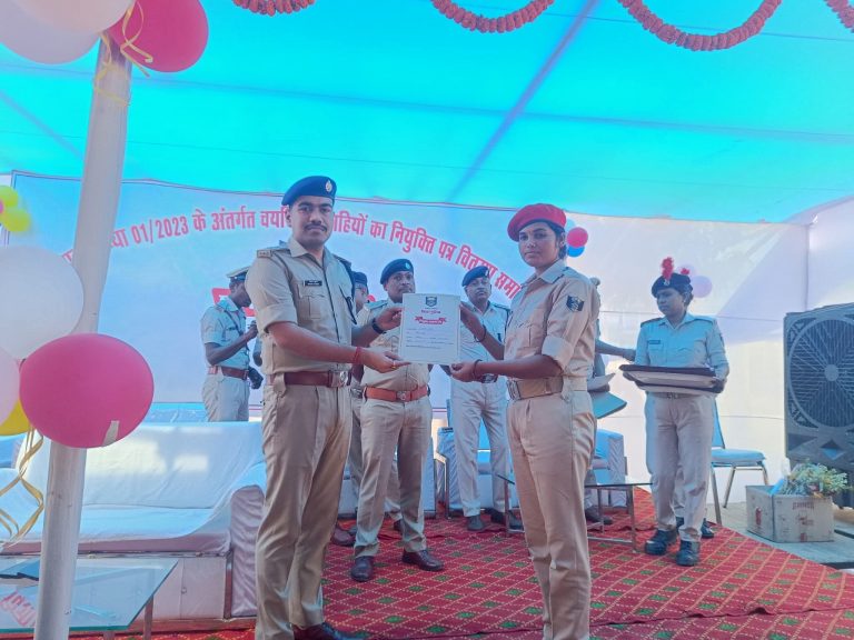 362 सिपाहियों को मिला नियुक्ति पत्र