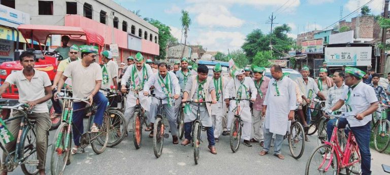 जदयू की भव्य साइकिल रैली आयोजित, मतदाता सूची पुनरीक्षण अभियान को सफल बनाने का संकल्प