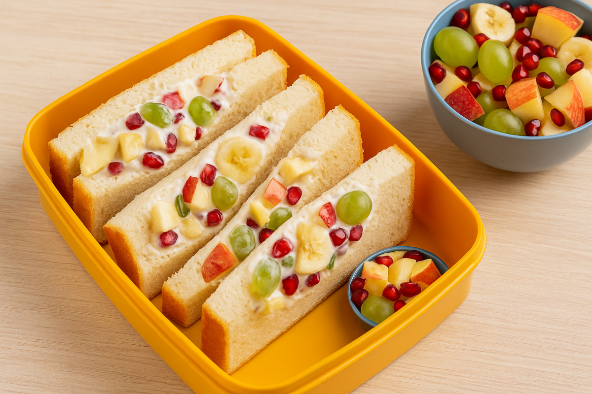 fruit salad sandwich