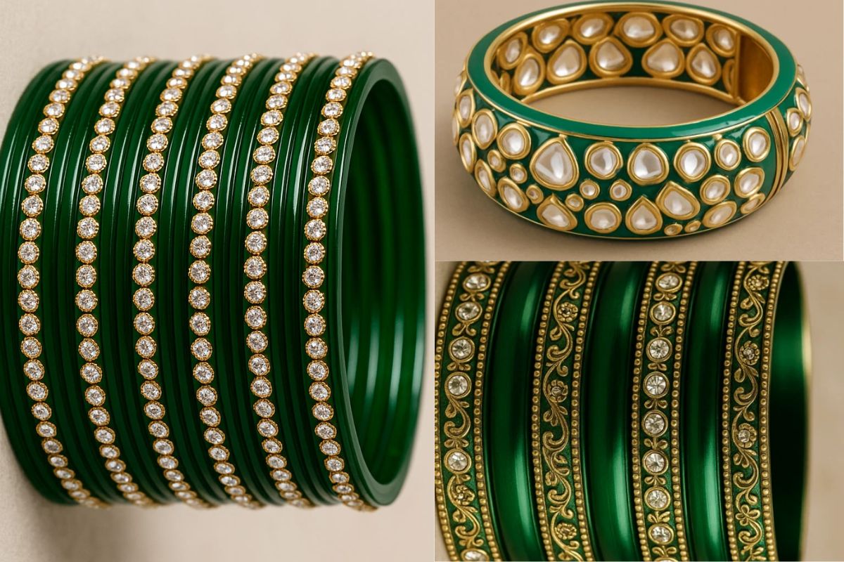 hariyali teej bangle design
