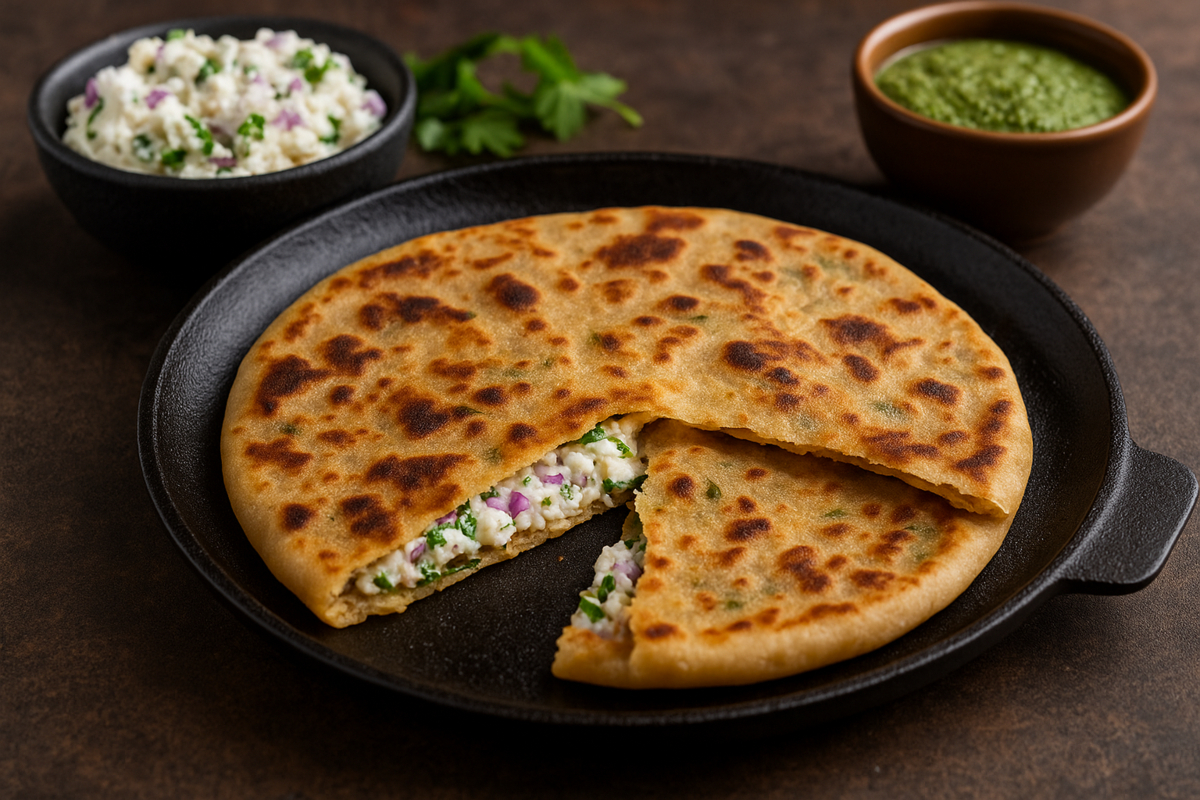 hung curd paratha recipe