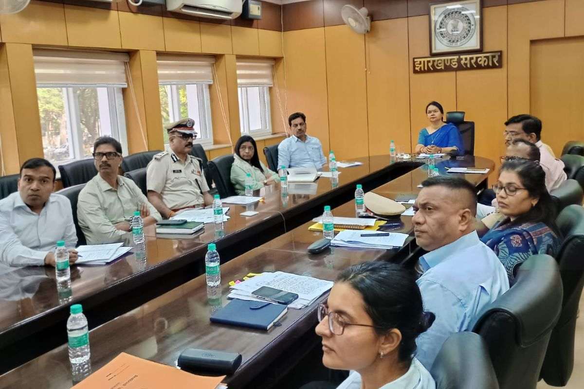 jharkhand Chief Secretary Meeting