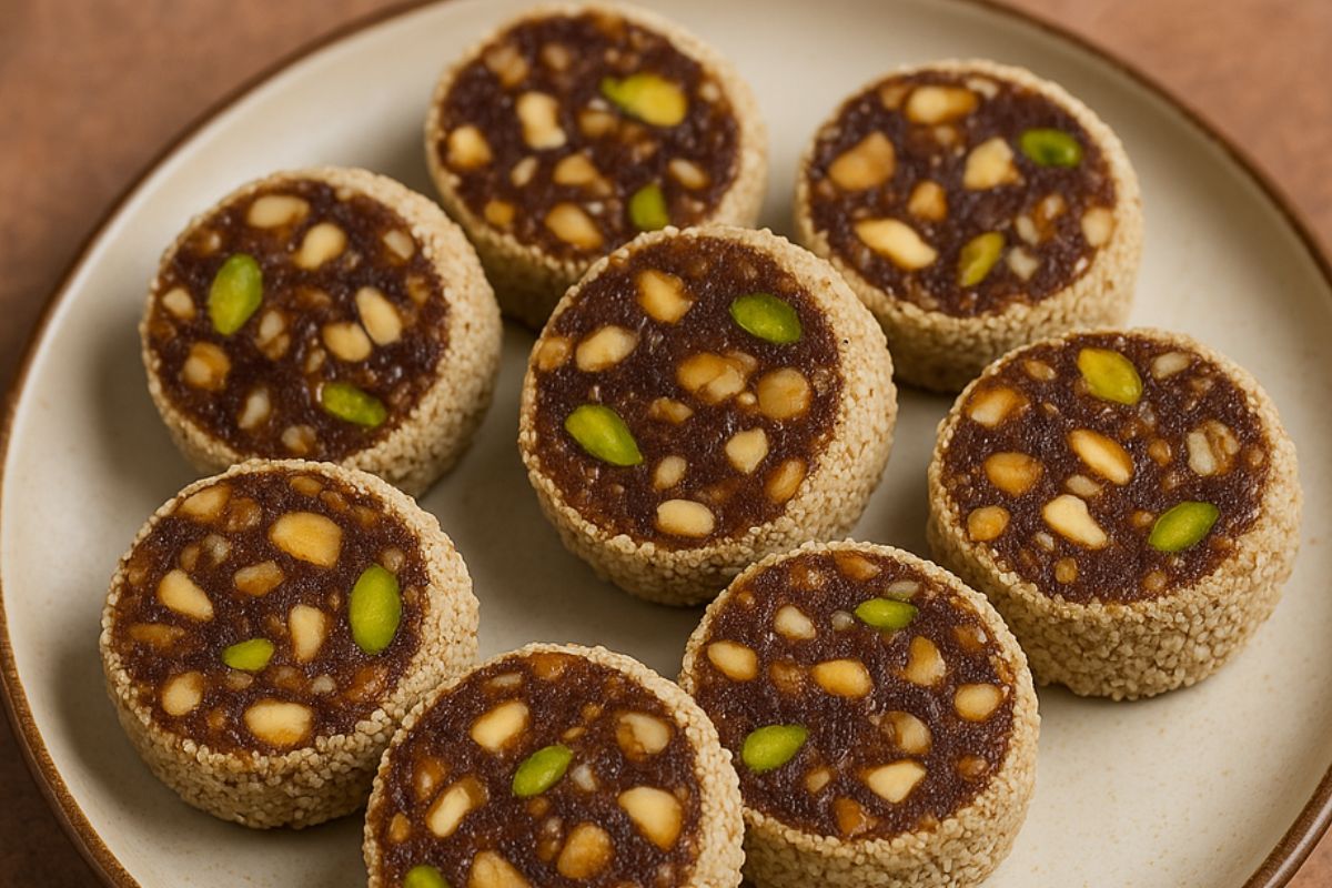 khajur roll recipe