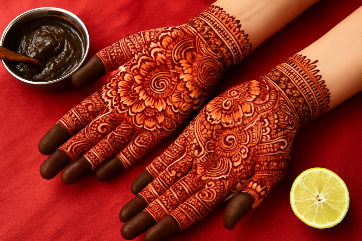 mehndi applying tips