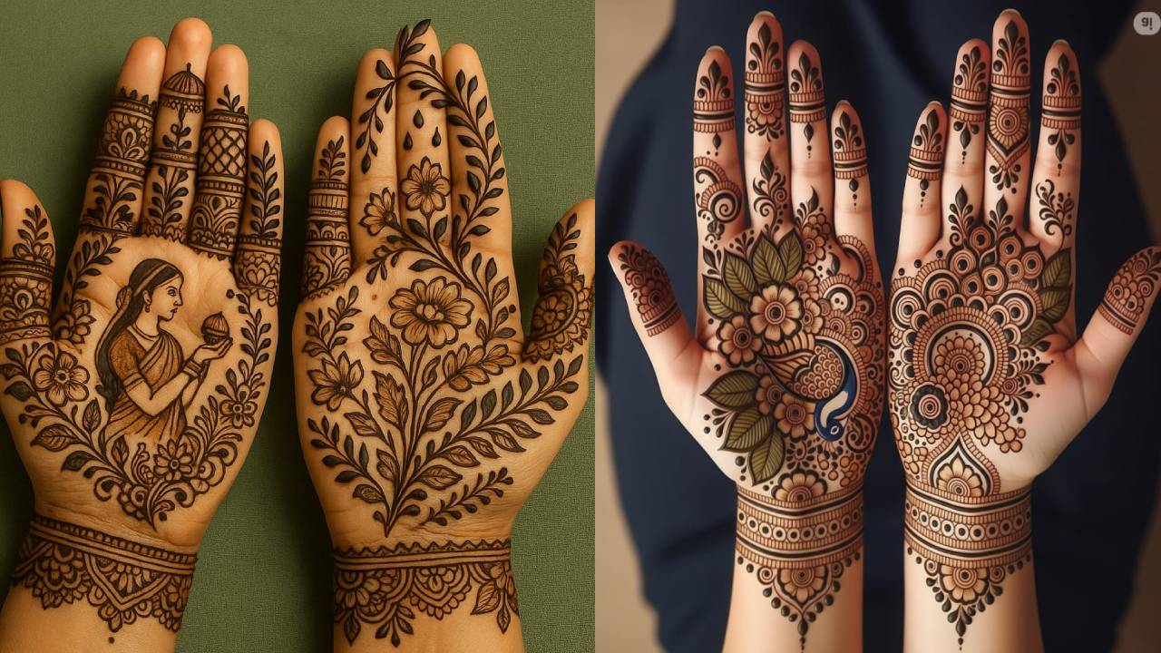 AI Sawan Mehndi Design