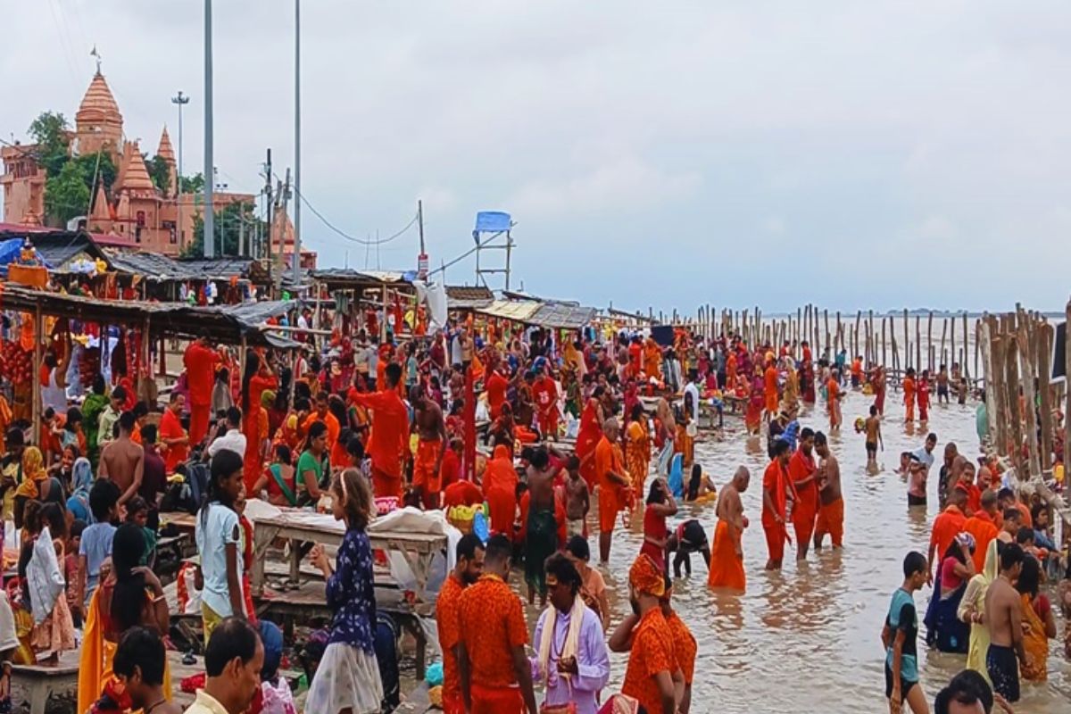 shravani mela 2025 news| Sawan 2025: High alert in Sultanganj, monitoring with 200 CCTV cameras