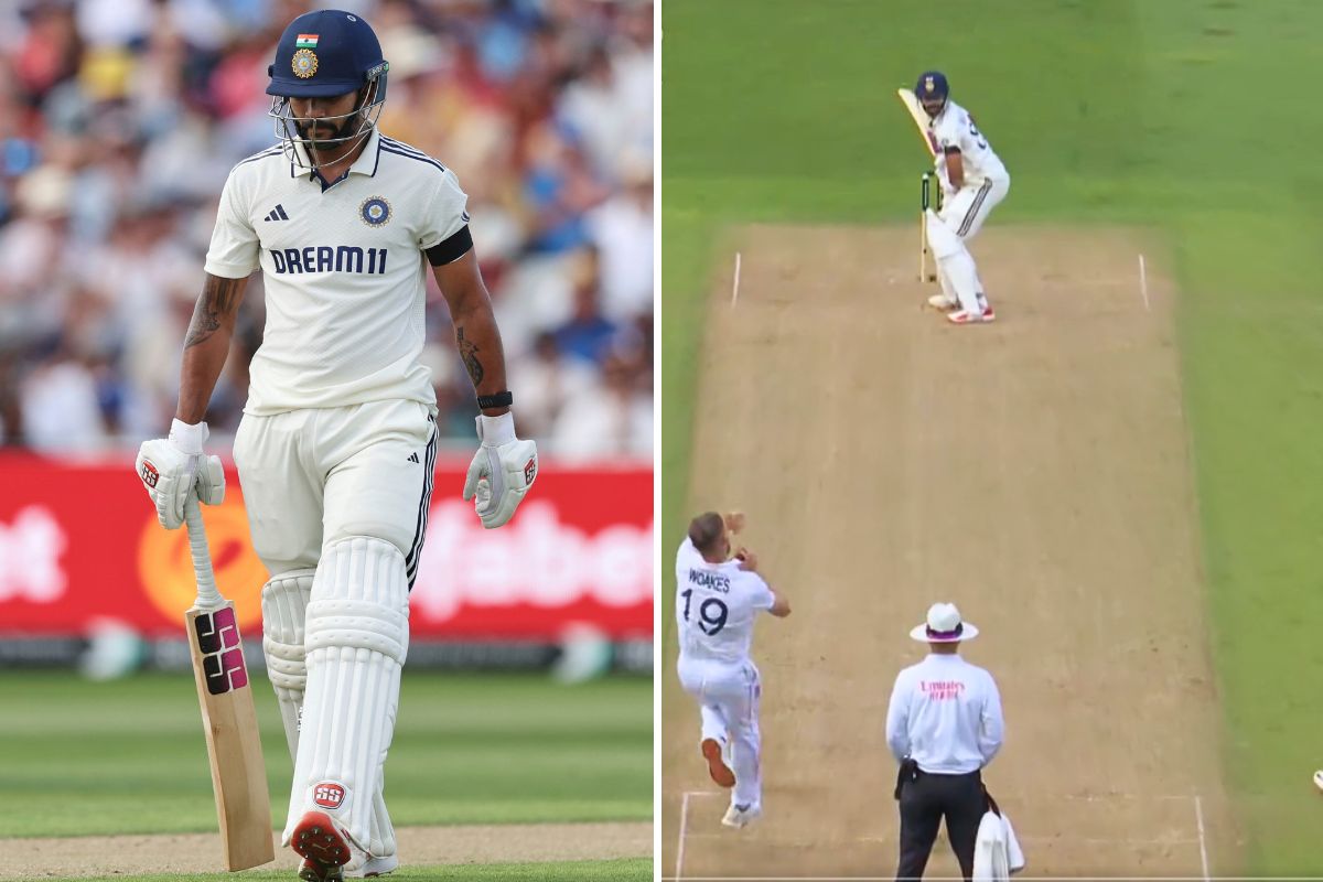 Nitish Kumar Reddy Wicket in IND vs ENG 2nd Test.
