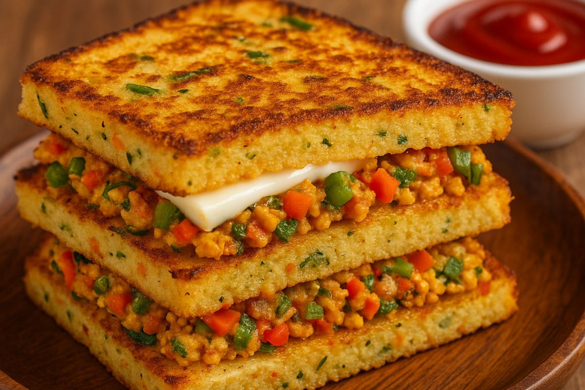 suji paneer sandwich recipe