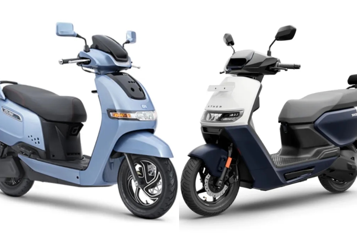 2025 TVS iQube vs Ather Rizta