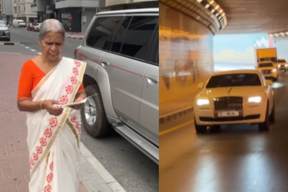 72 Year Indian Woman Driving Rolls Royce In Dubai