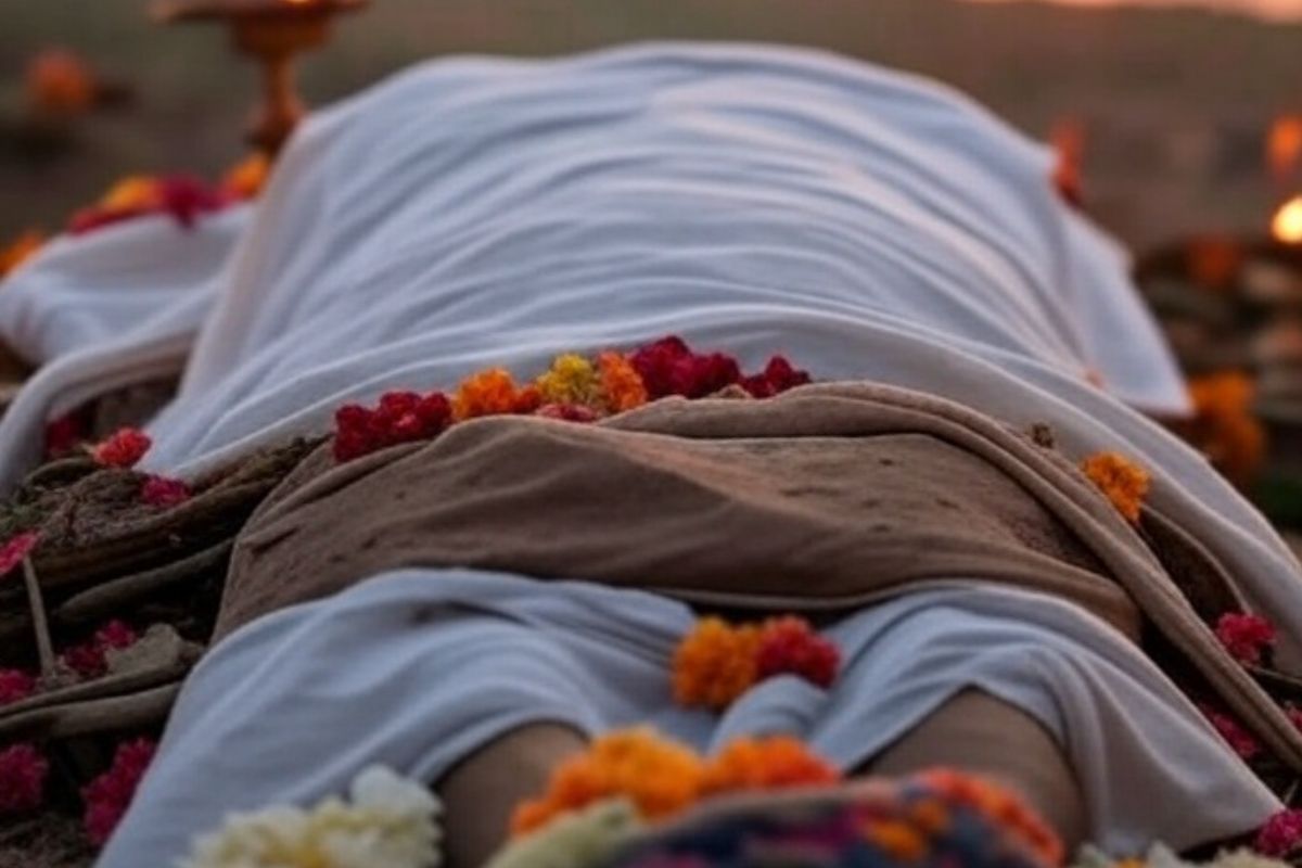 Reason behind Dead Body both leg Toe tie together hindu dharm