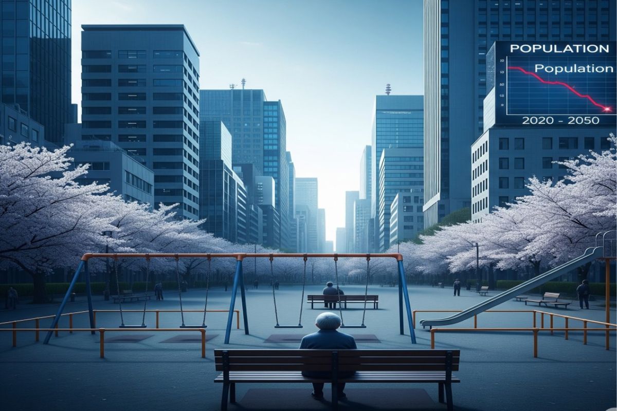 AI IMAGE OF Japan Population Crisis