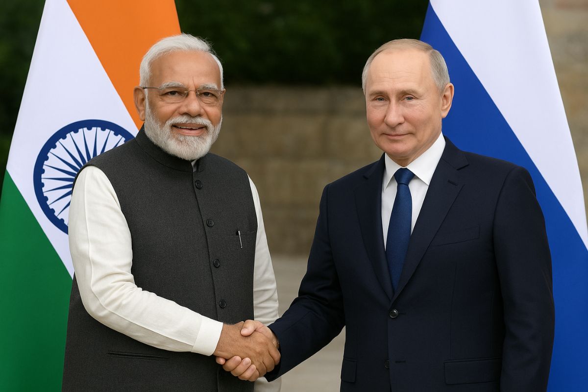 AI photo of PM Modi and President Putin