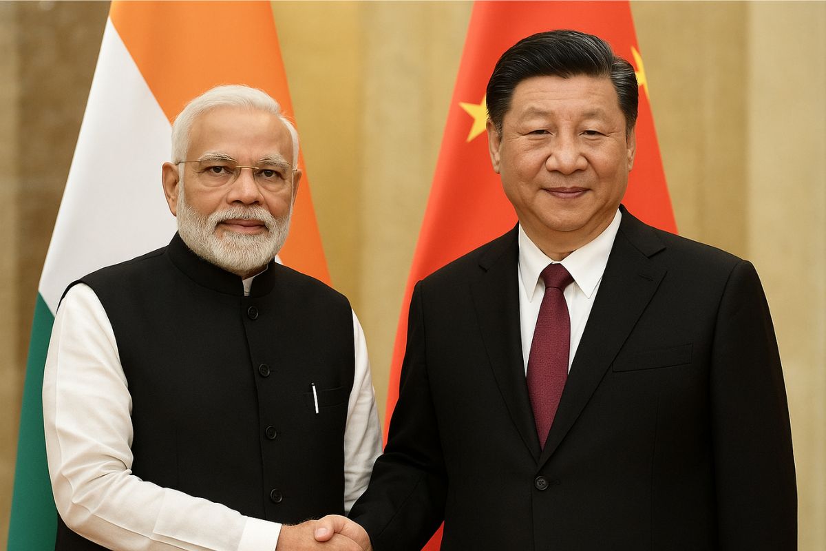 AI photo of PM Modi and Xi Jinping