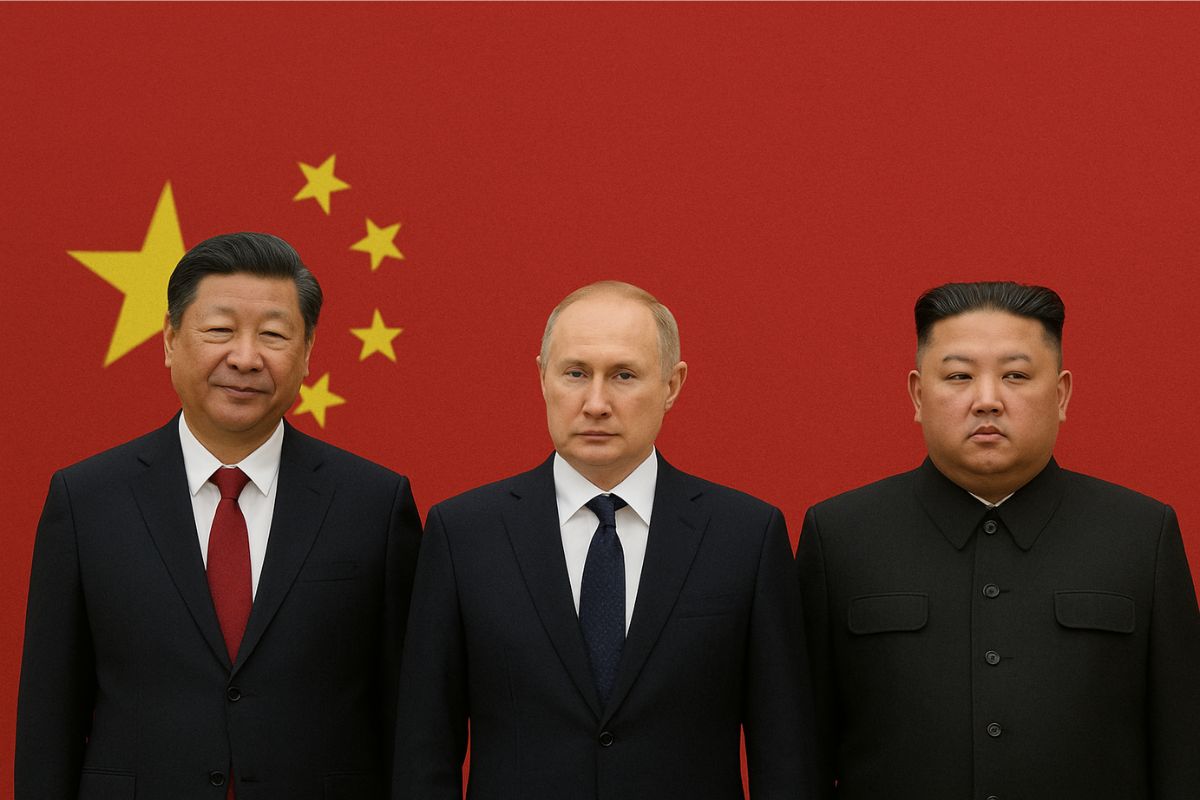 AI photo of Xi, Putin and Kim Jong Un