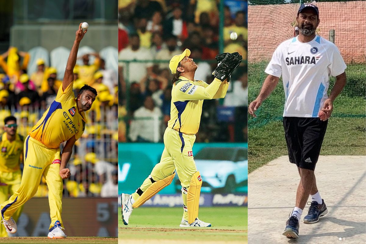 Mahendra Singh Dhoni, Ravichandran Ashwin and Praveen Kumar in Cricket