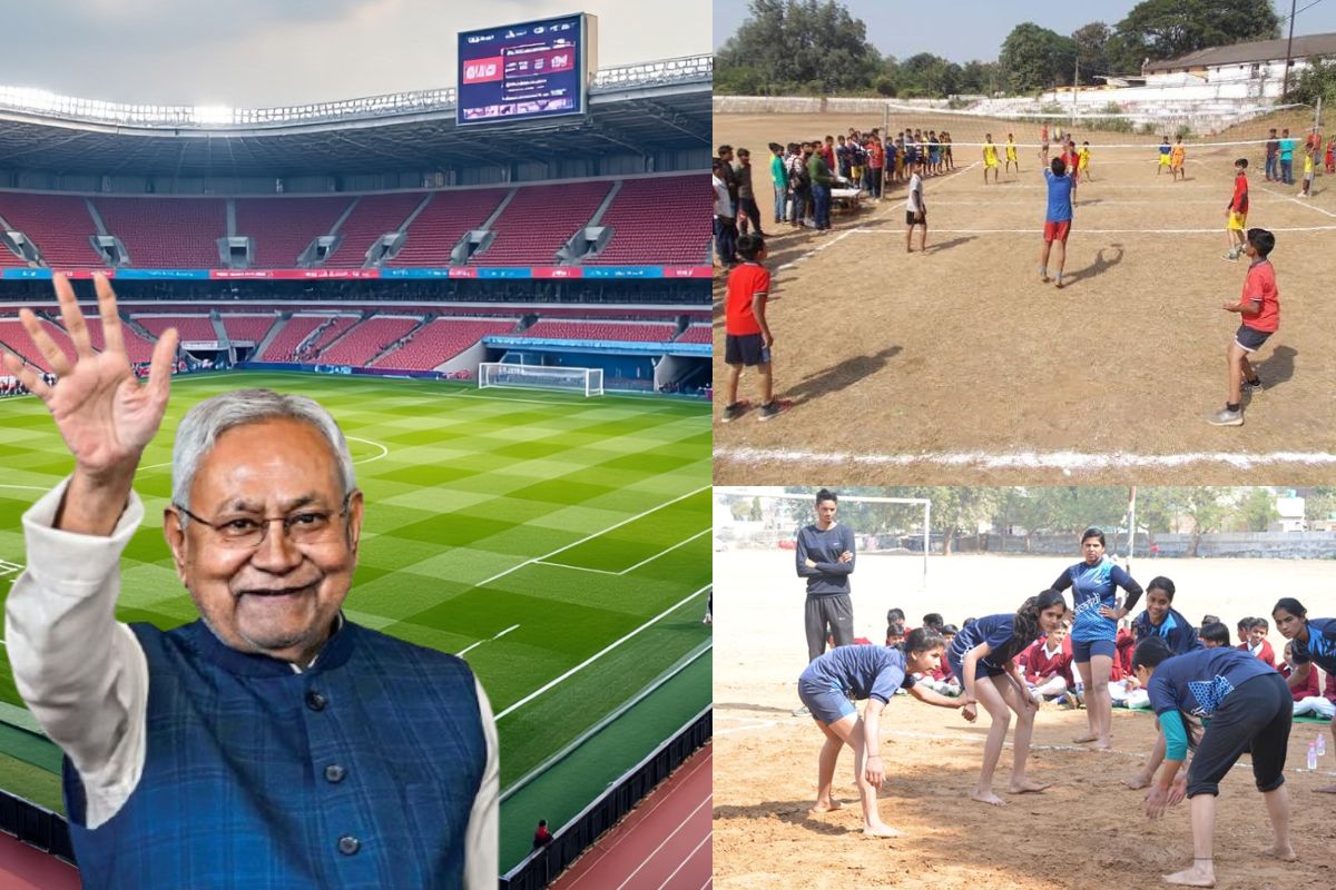 Bihar Sports Revolution CM Nitish Kumar vision Outdoor Stadium