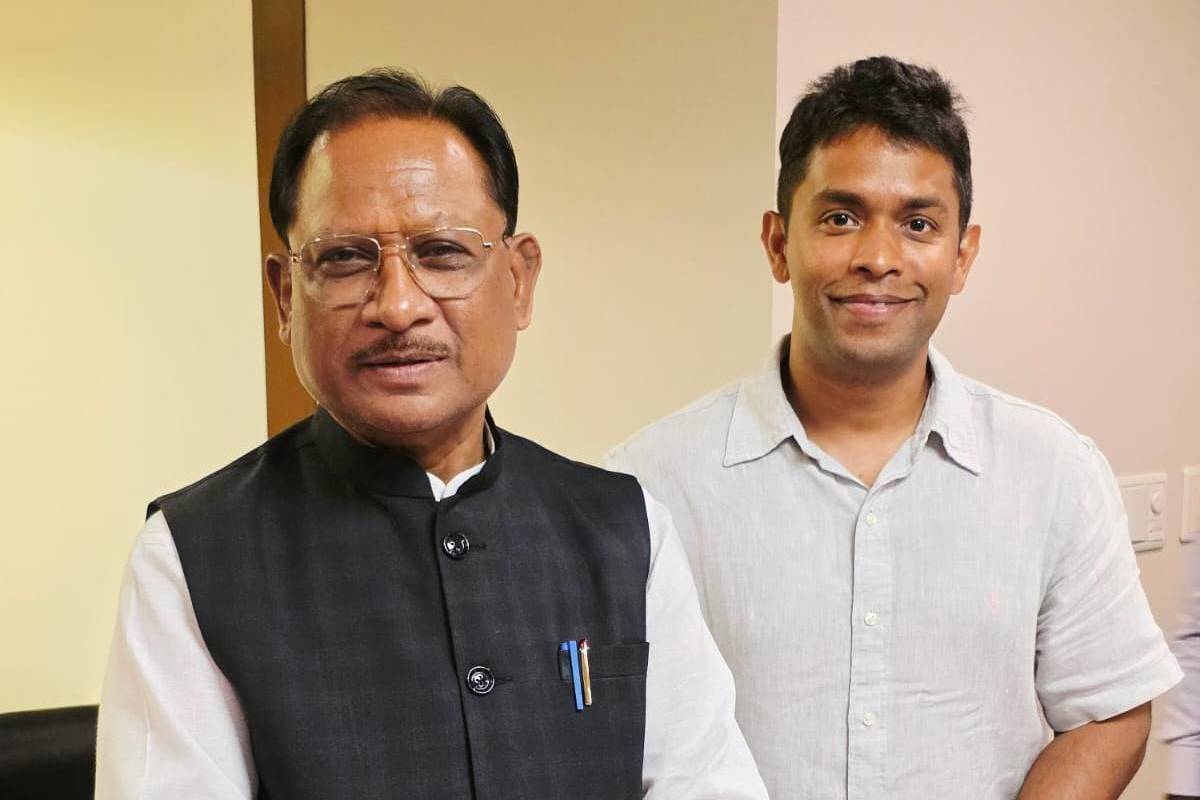 CM Vishnudev Sai with Avinash Tiwari in Japan