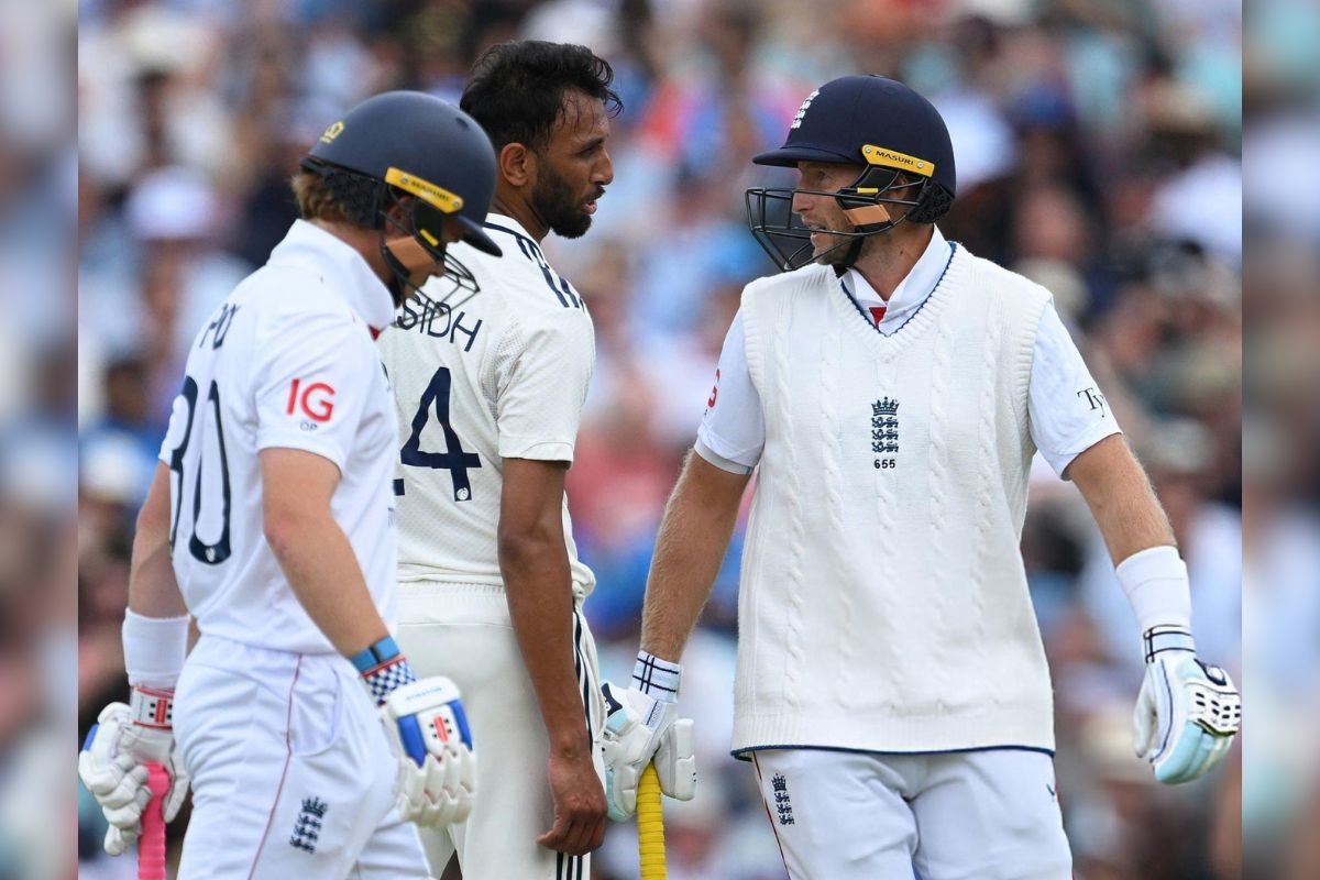 IND vs ENG Prasidh Krishna verbal spat with Joe Root