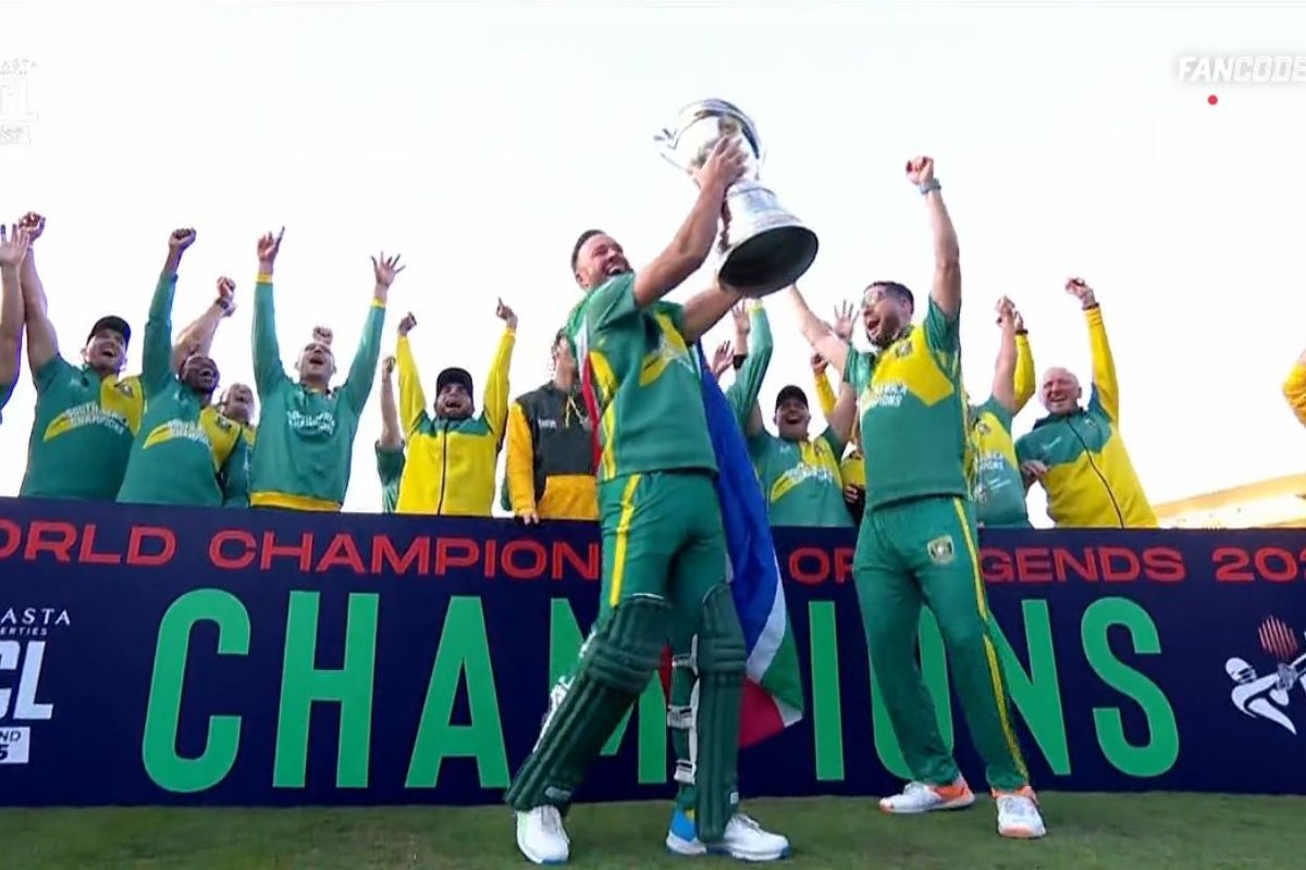 WCL 2025 Final South Africa Champions beat Pakistan Champions