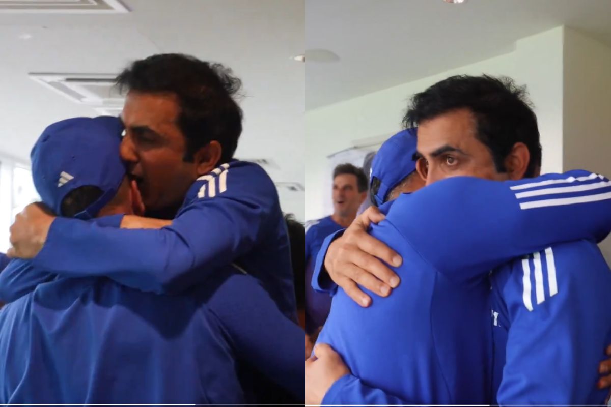 Gautam Gambhir reaction after India won Oval Test.