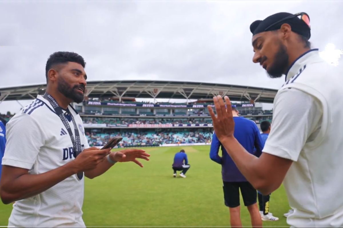 Arshdeep Singh and Mohammad Siraj