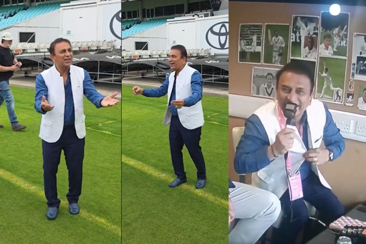 Sunil Gavaskar Celebration on India's Win at The Oval