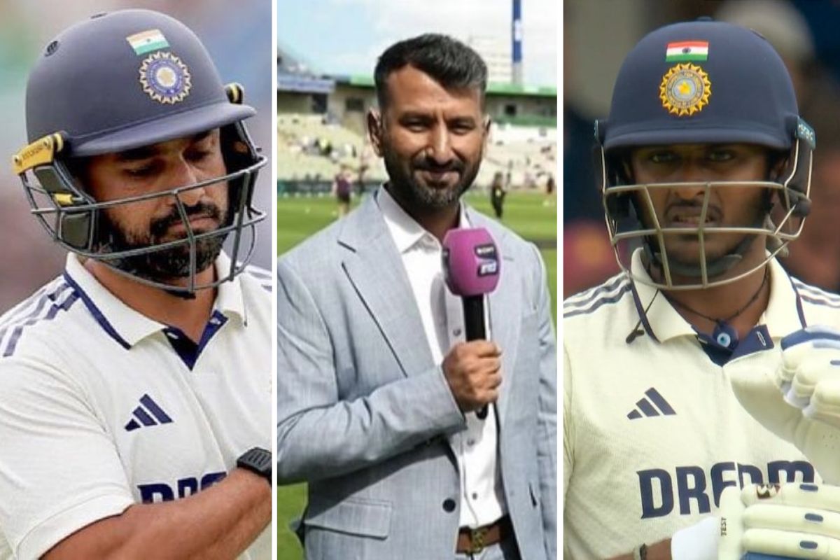 Karun Nair, Cheteshwar Pujara and Sai Sudharshan.