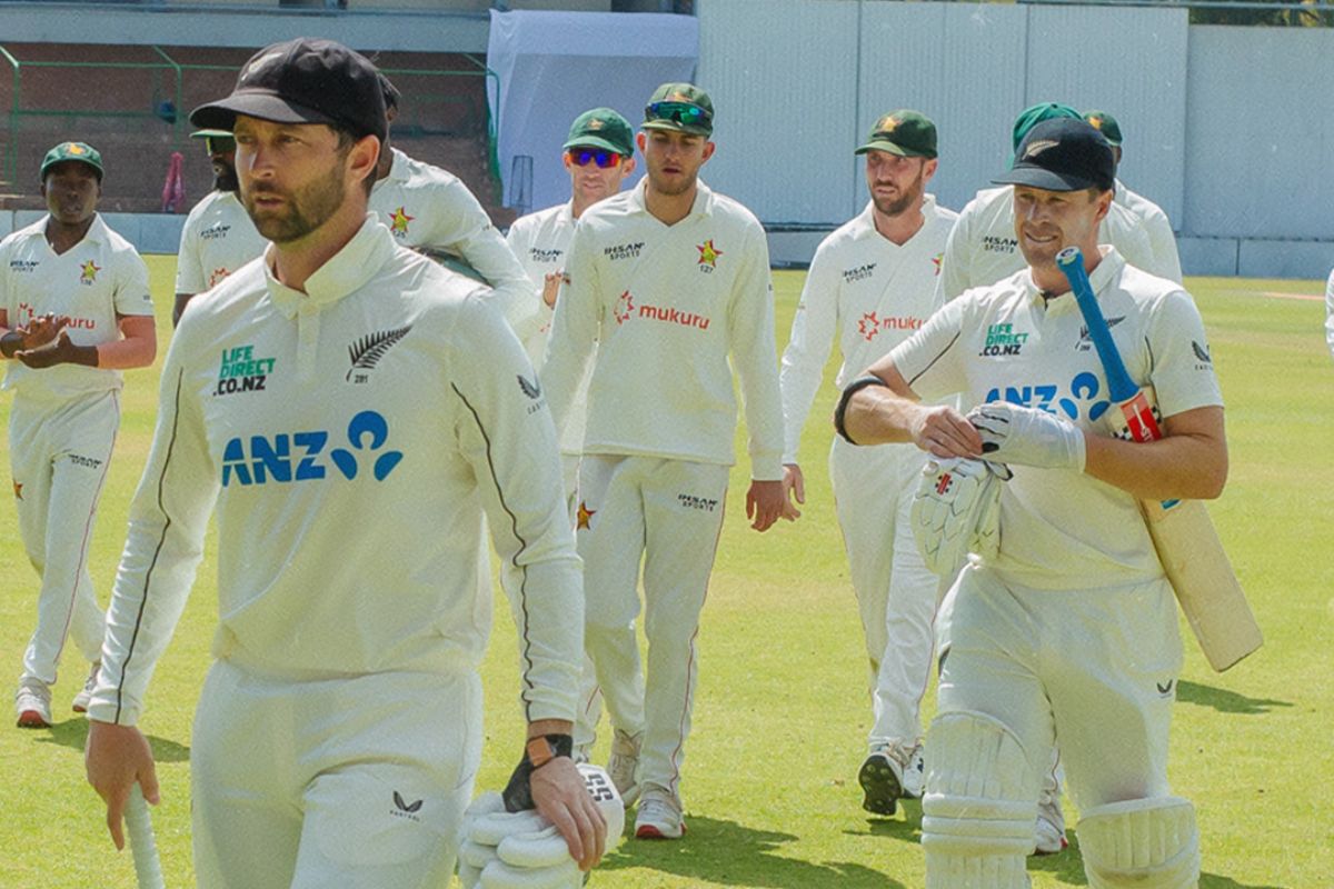 New Zealand beat Zimbabwe with record runs.