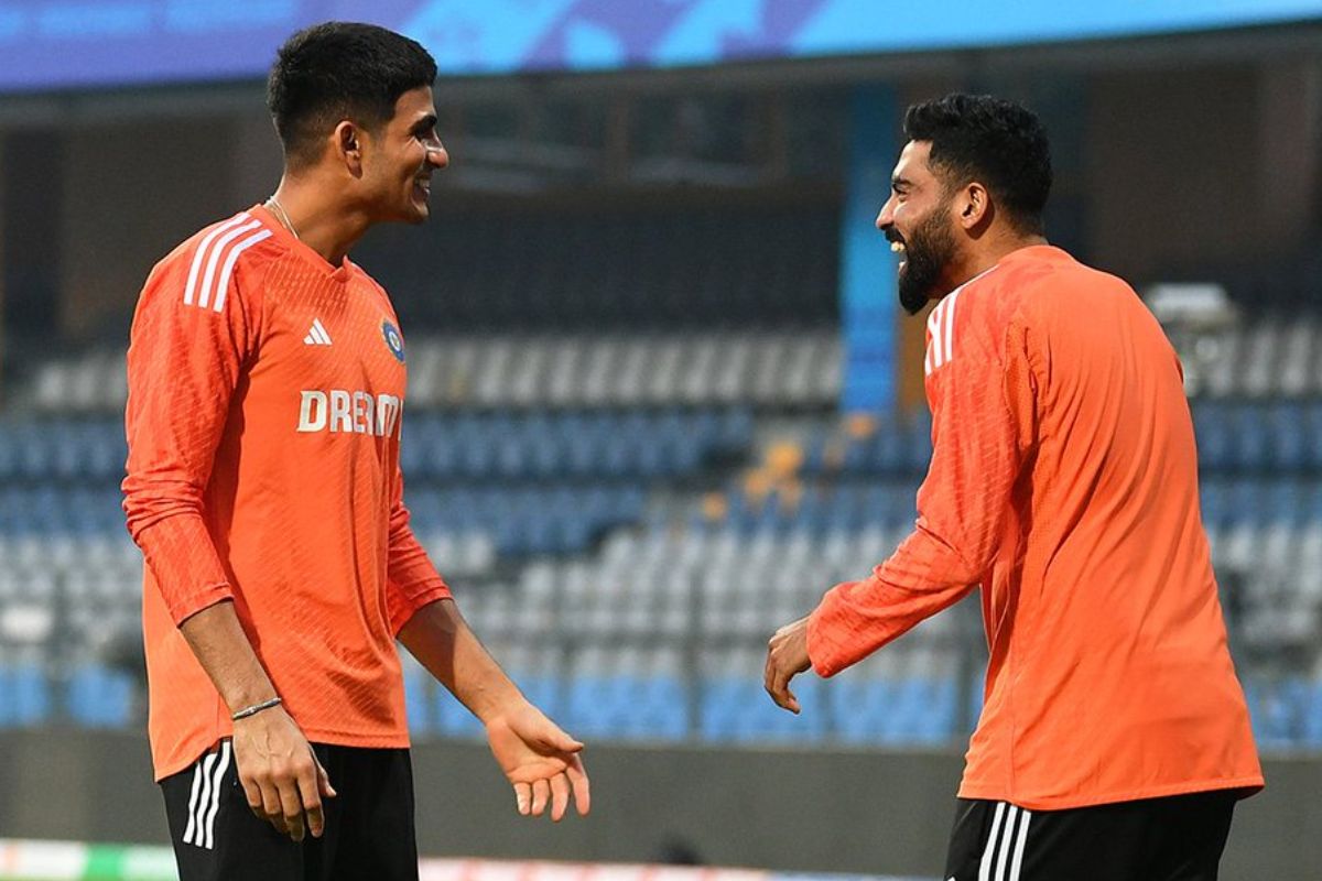 Shubman Gill and Mohammad Siraj