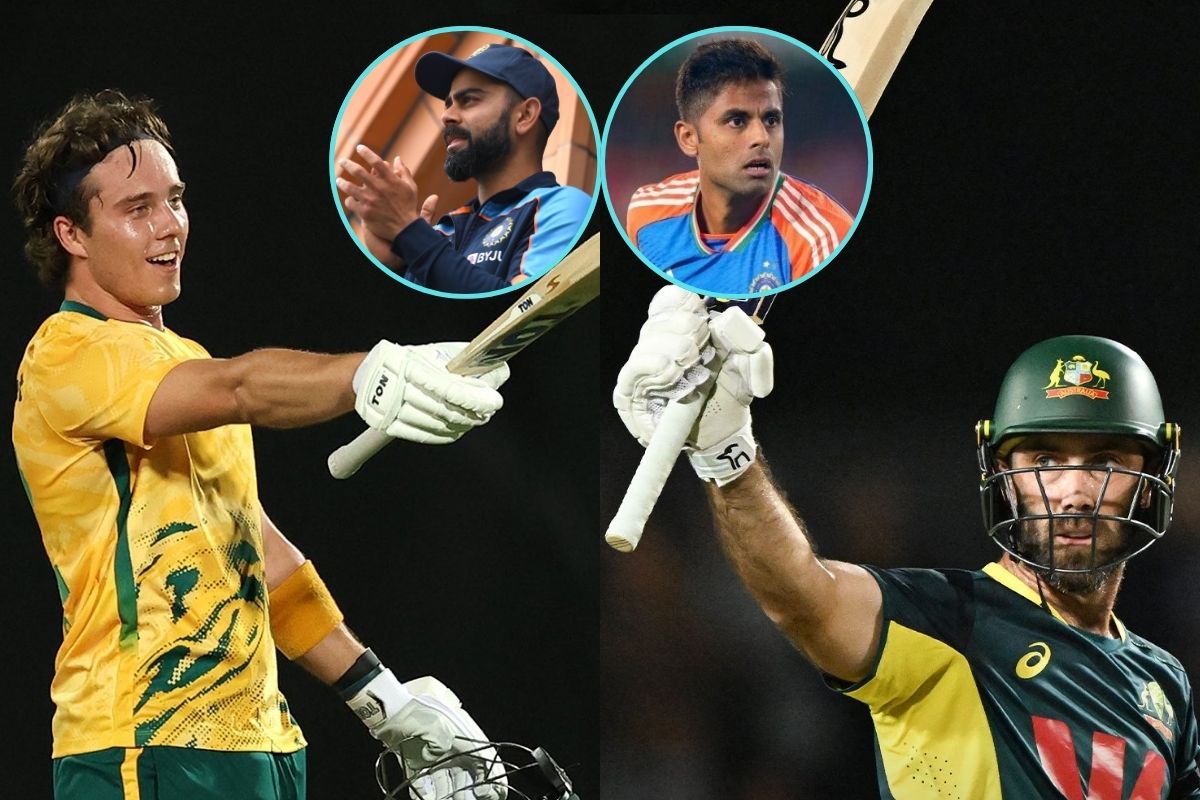 AUA vs SA 3rd T20I Dewald Brevis and Glenn Maxwell Record