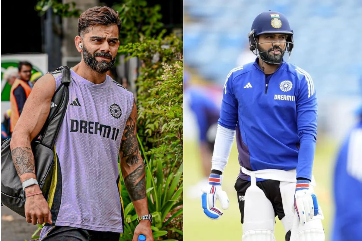 Virat Kohli and Rohit Sharma.