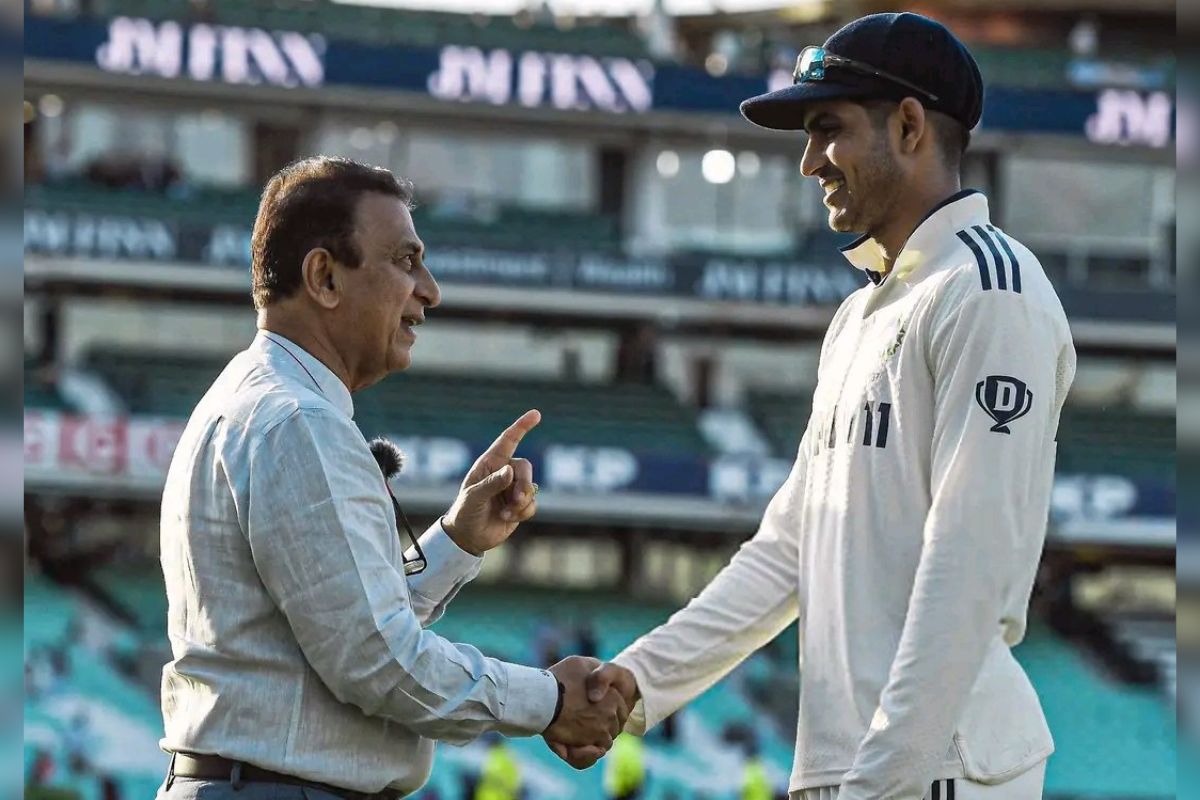 Shubman Gill and Sunil Gavaskar