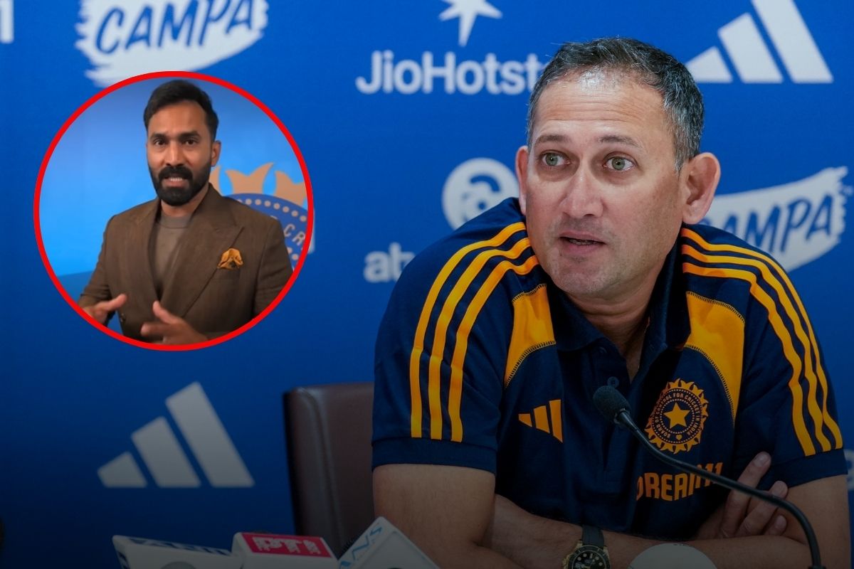 Dinesh Karthik and Ajit Agarkar