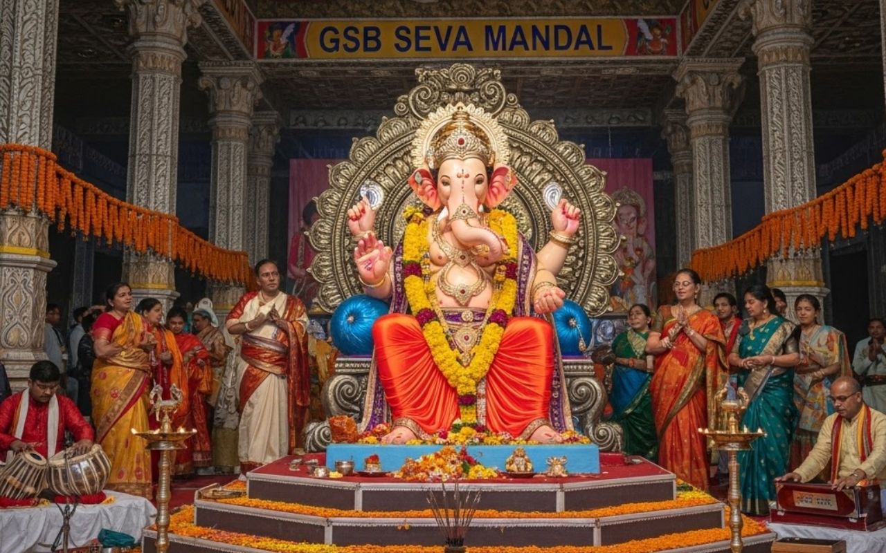 Ganesh Puja 2025 Mumbai’s richest Ganesh Mandal