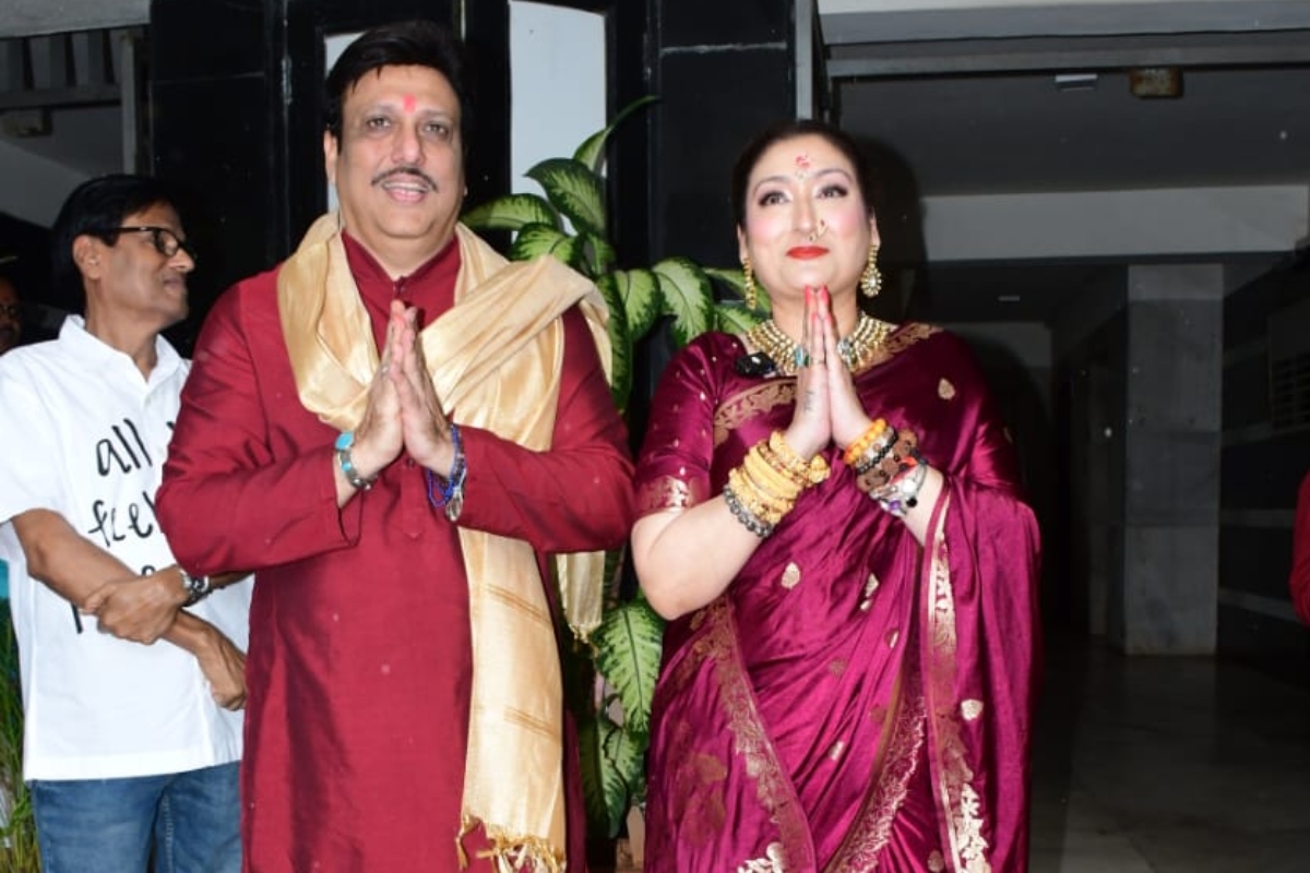 Govinda Sunita Ahuja Ganesh Chaturthi celebration