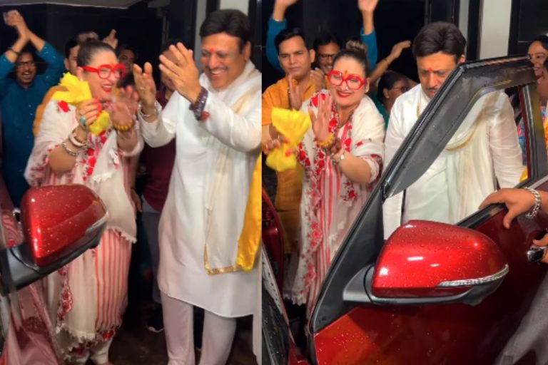 Viral Video: गणेश विसर्जन में पत्नी सुनीता संग झूमे गोविंदा, बेटे यशवर्धन भी आए नजर
