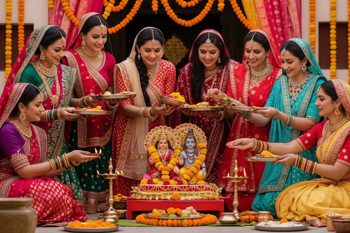 Hartalika teej vrat karha in hindi