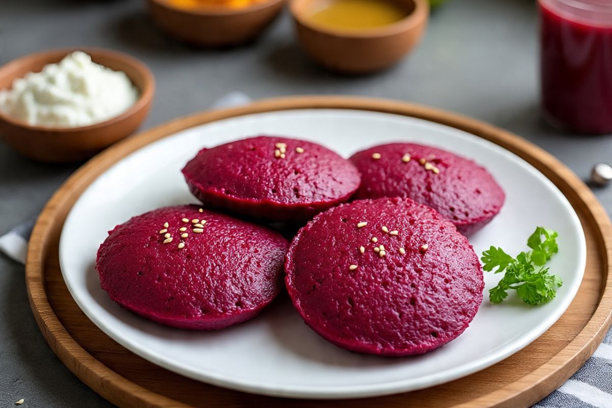 Beetroot Idli: