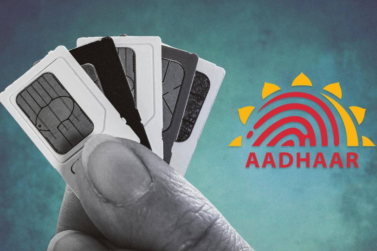 How many SIM Card can be purchased on one Aadhaar Card