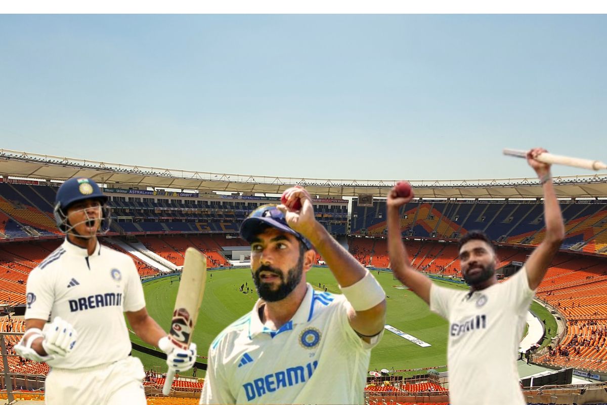 aspreet Bumrah, Mohammad Siraj and Yashasvi Jaiswal