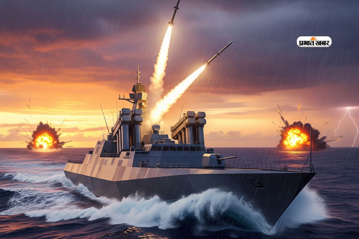 India Pakistan Navy Drills Arabian Sea (Ai image)