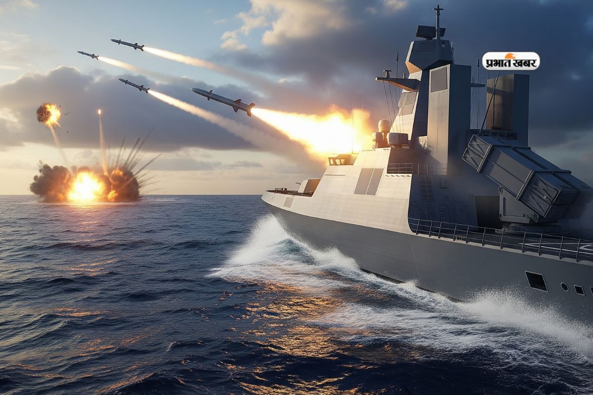 India Pakistan Navy Drills Arabian Sea (Ai image)