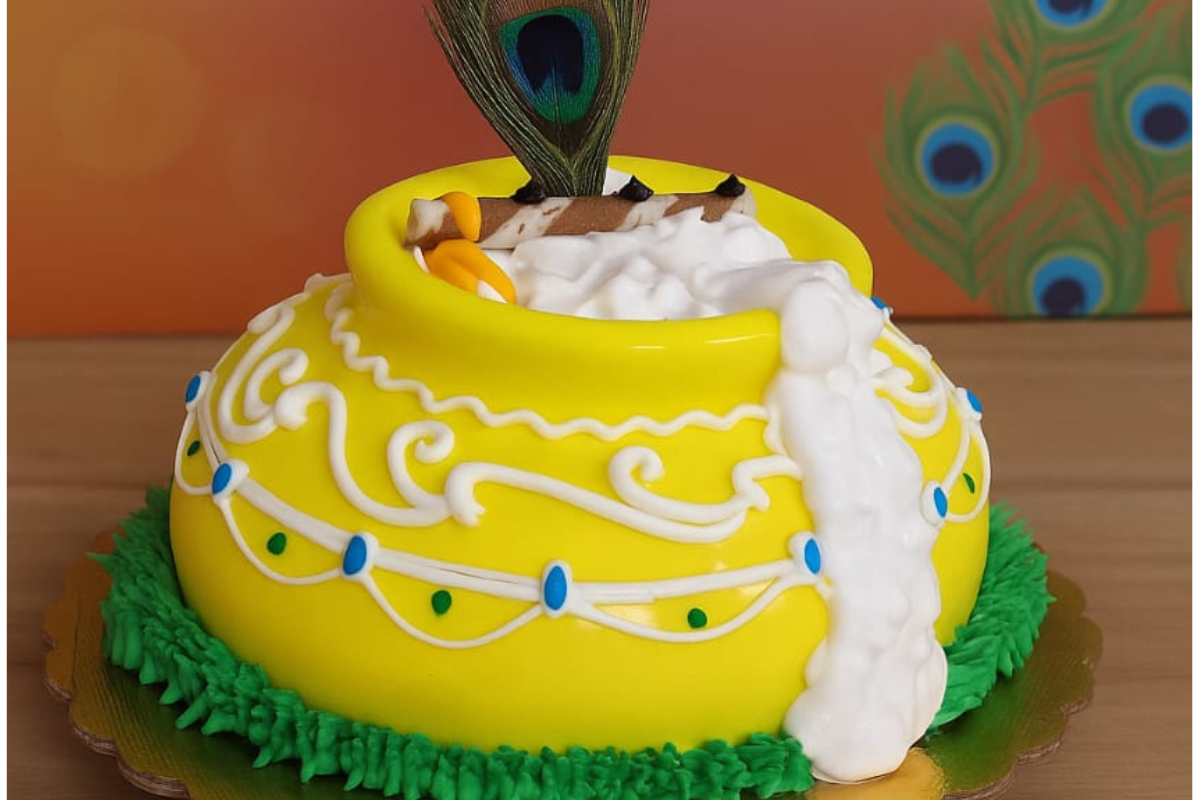 Janmashtami Matka Cake Recipe